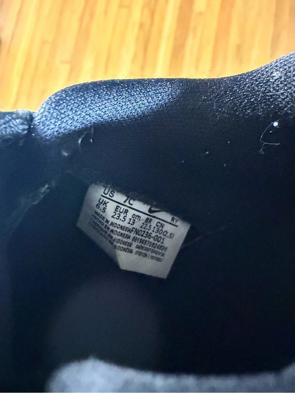 Nike 7C Black Force 1  Low all black toddler sneakerqqqqqq